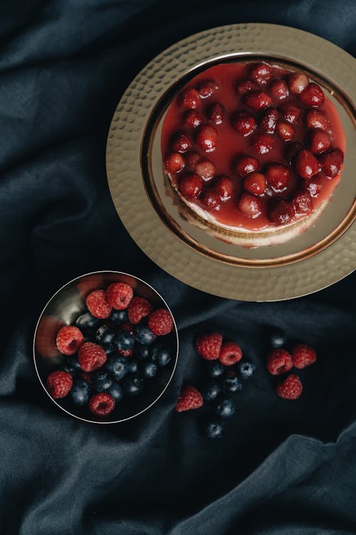 Cake and Fruits