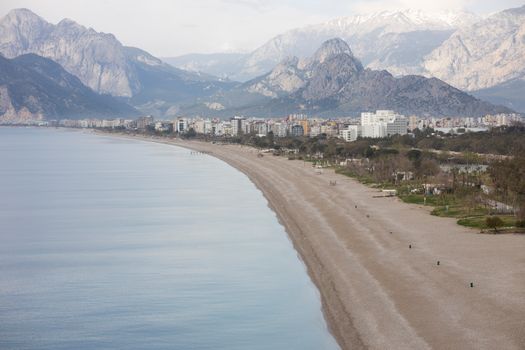 Olympos flames at night — Antalya