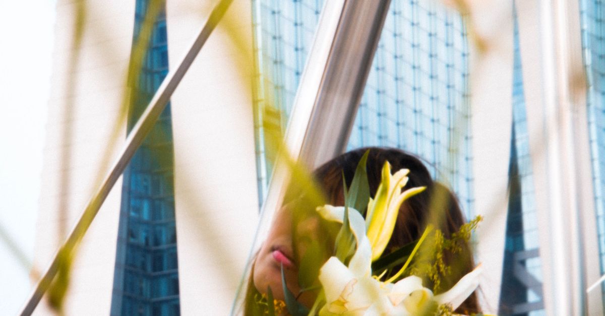 Person Holding Bouquet of Flowers · Free Stock Photo