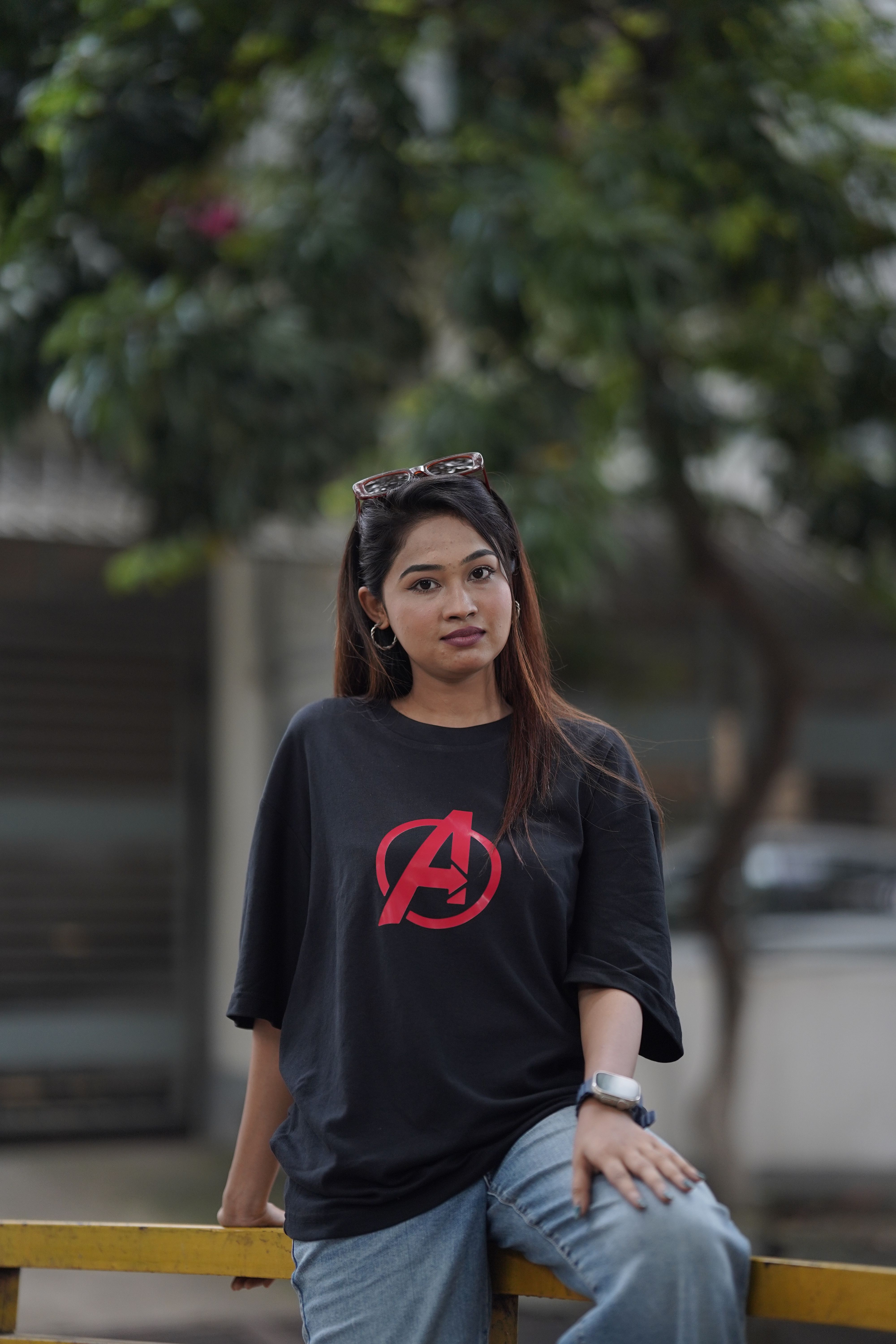 Camiseta Preta Estampada