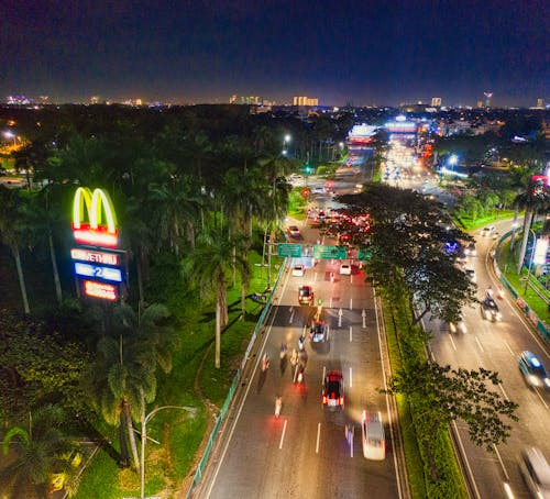 减少观点, 城市, 夜间 的 免费素材图片