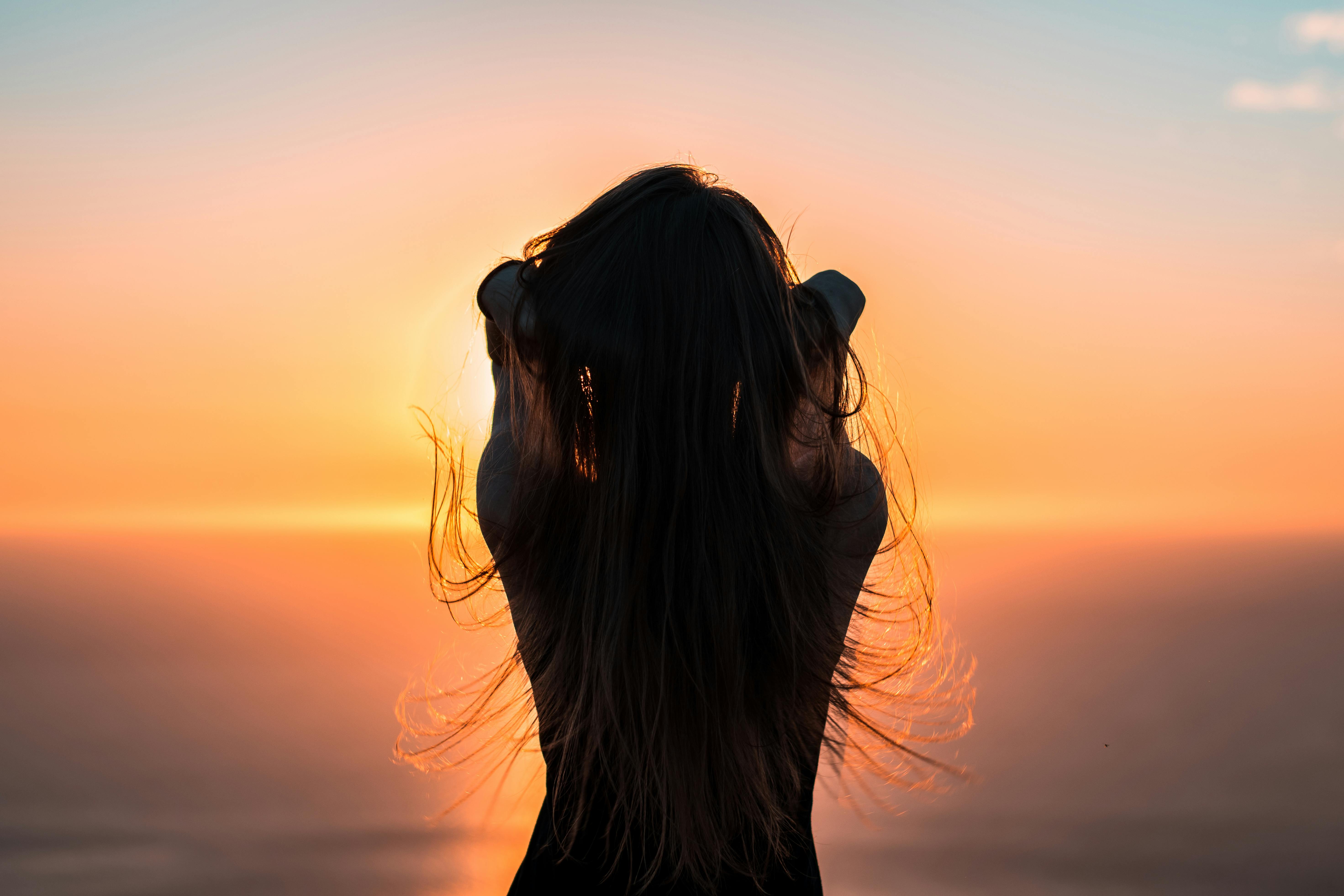 Back View Of A Woman With Long Hair · Free Stock Photo