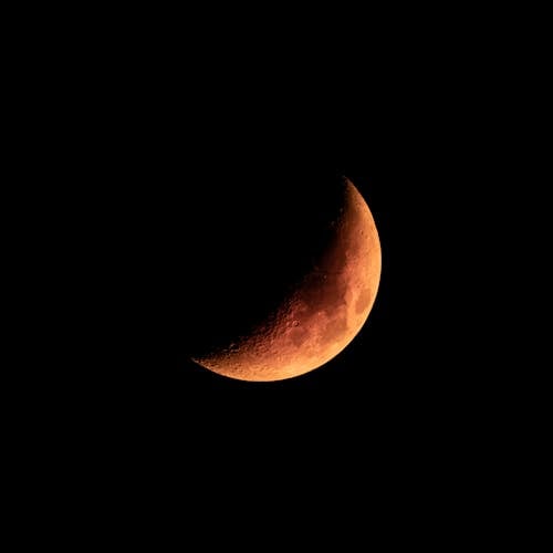 Quarter Moon in the Sky