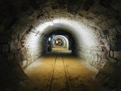 Tunnel With Light Turned on