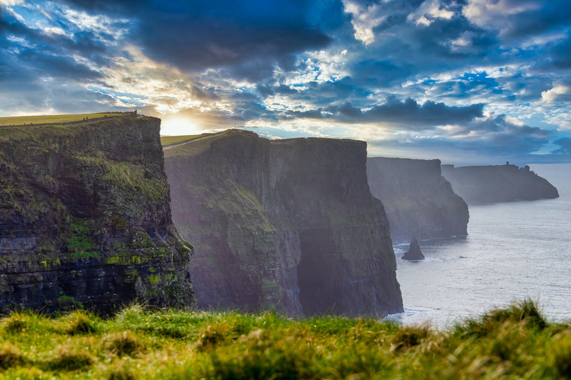 Ilmainen kuvapankkikuva tunnisteilla aamu, cliff edge, county clare