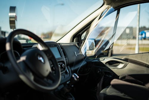 Black Bmw Car Steering Wheel