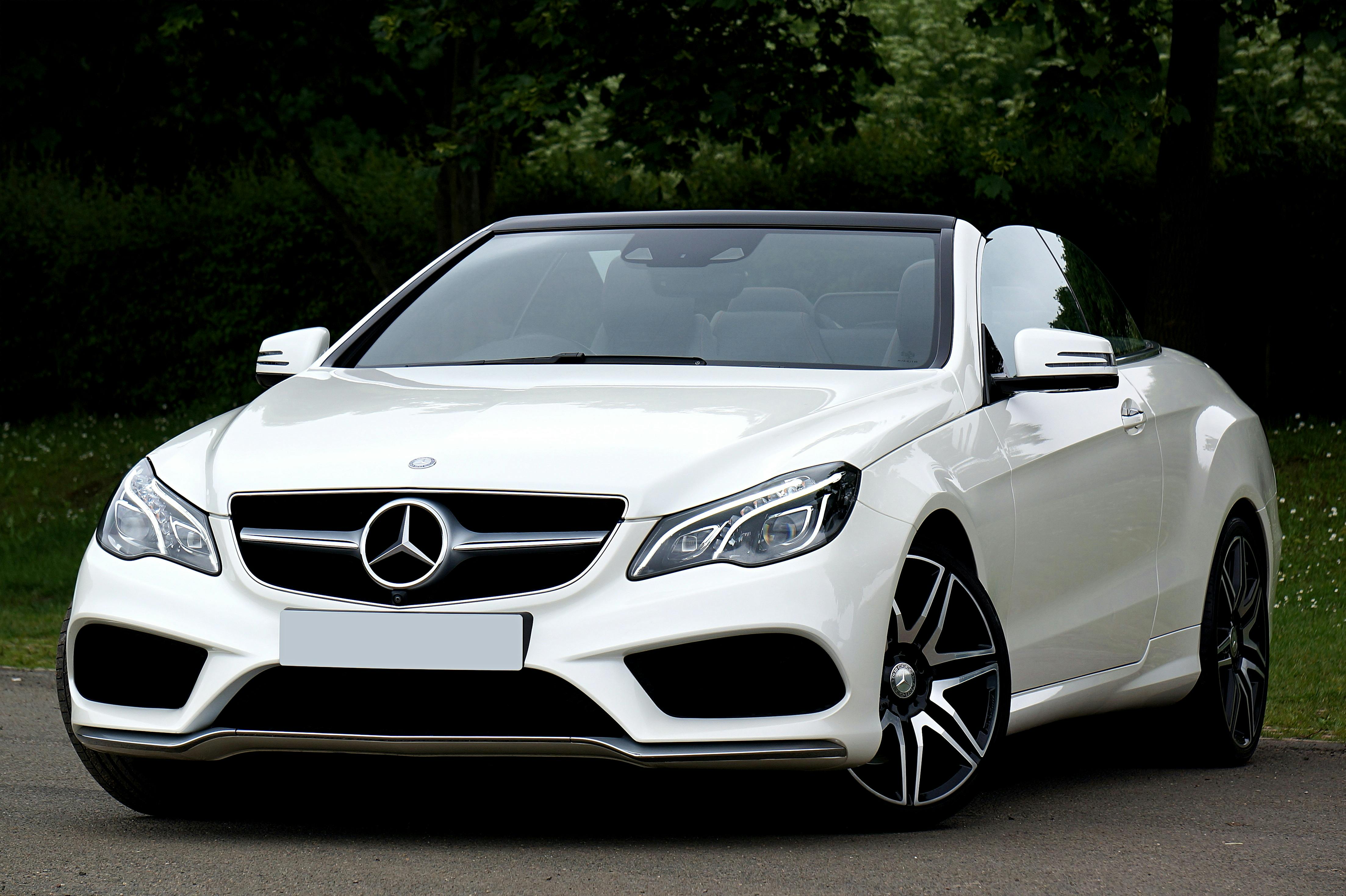 White Mercedes-benz Car · Free Stock Photo