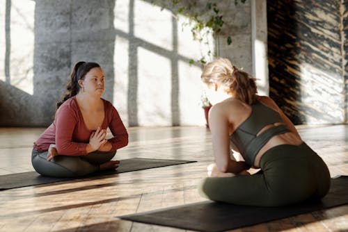 Free Photo Of Women Meditating Together Stock Photo