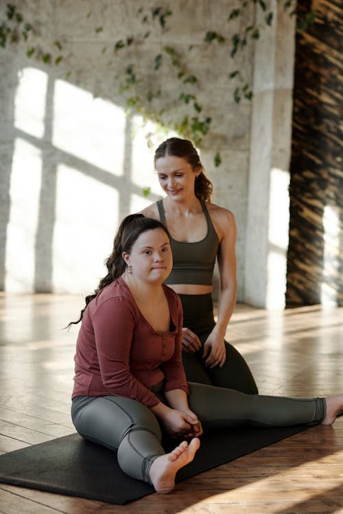 Women in Yoga Class