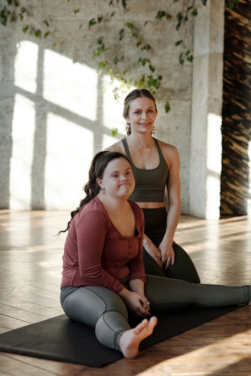 Women in Yoga Class