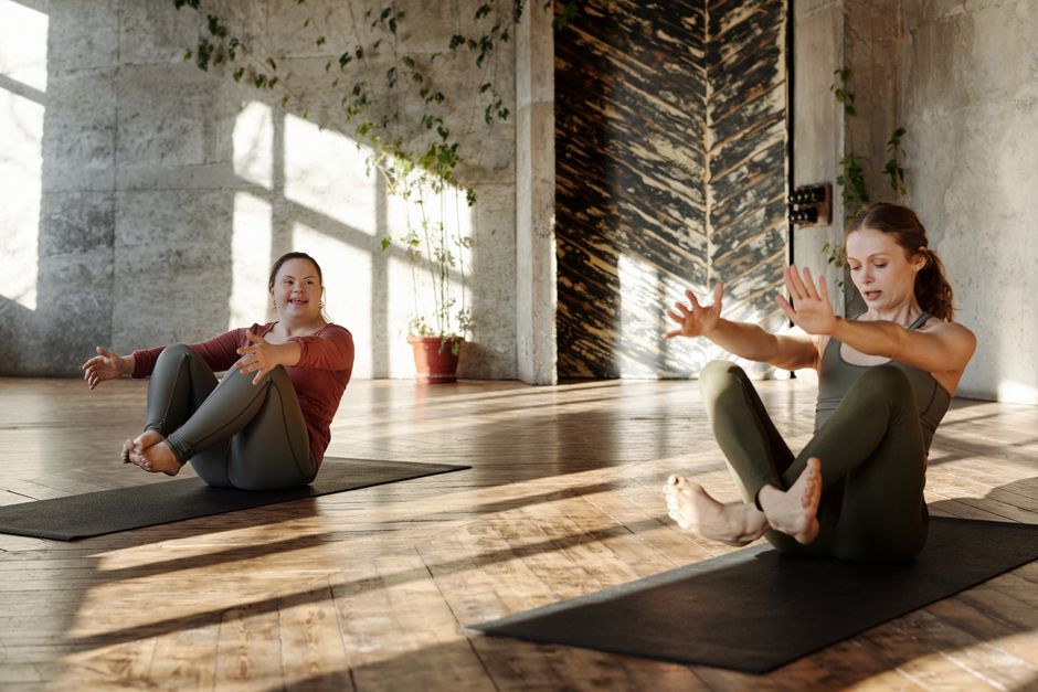 happy person exercising - shoulder joint pain