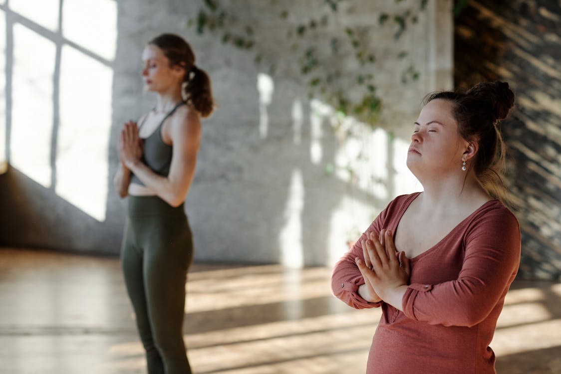 Free Photo Of Women Meditating Together Stock Photo