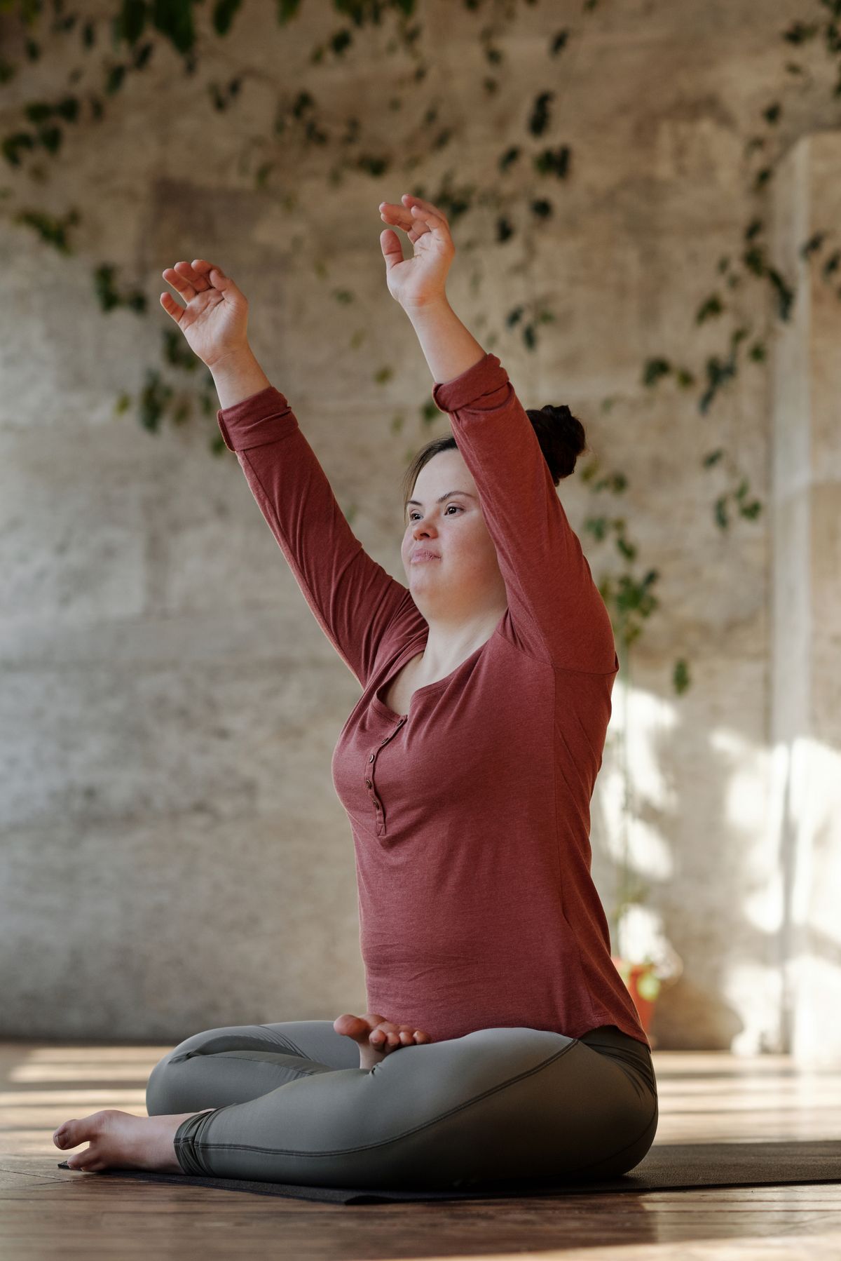 Meditation-focused wellness session