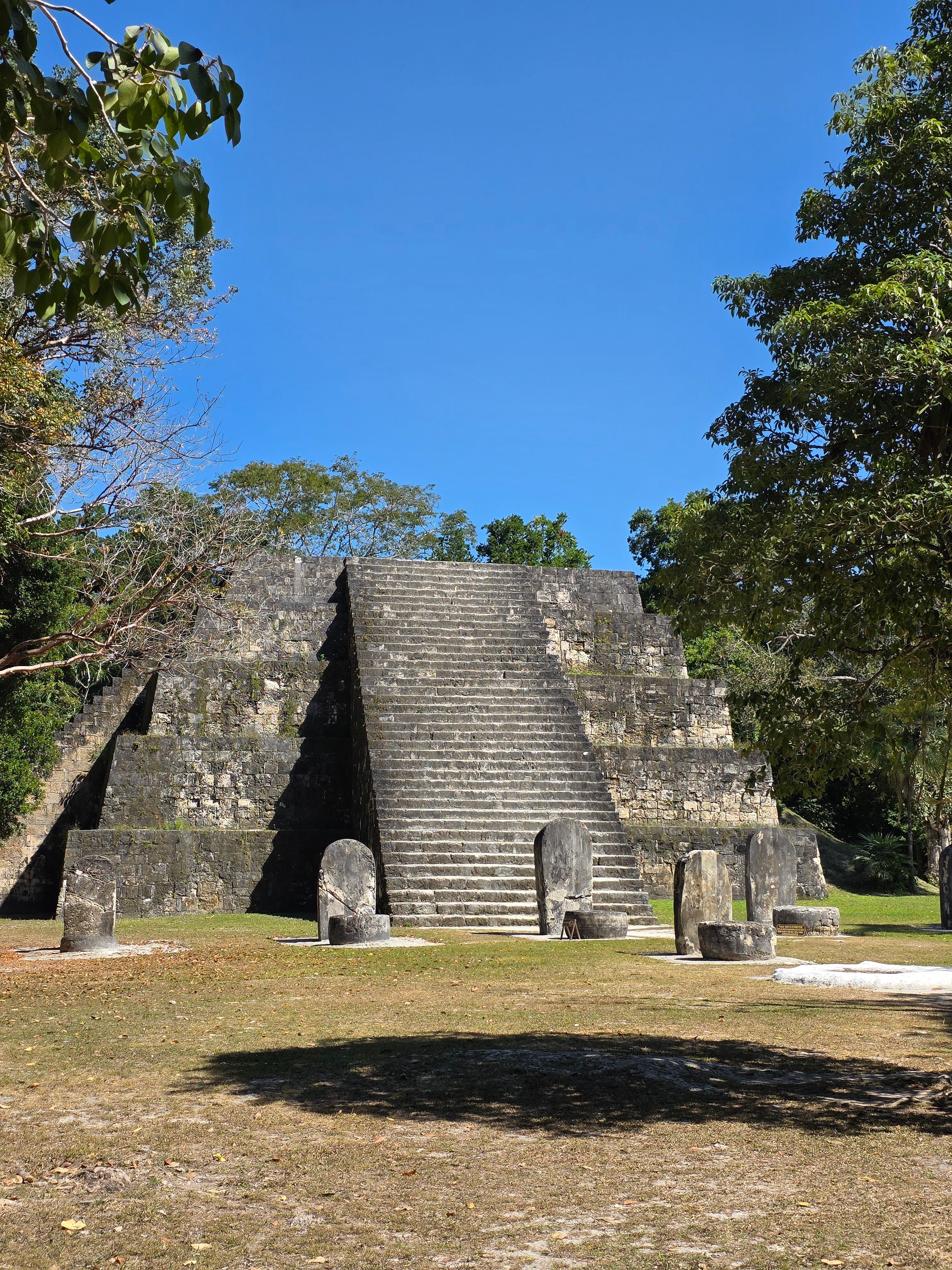Ancient Mayan Pyramid Under Clear Blue Sky · Free Stock Photo