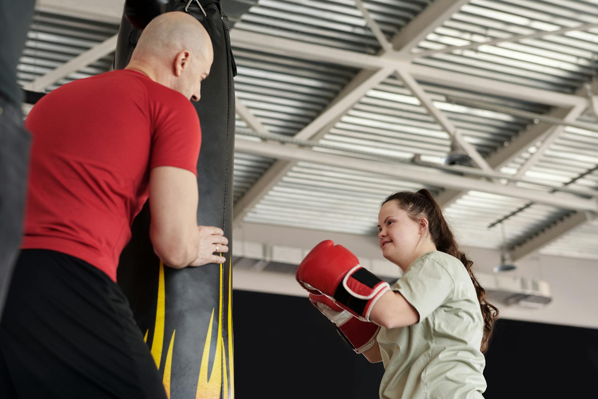 Woman Doing Boxing