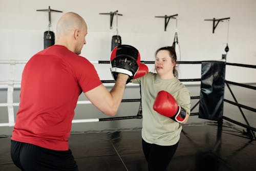 Základová fotografie zdarma na téma boxovací ring, boxovací rukavice, boxování