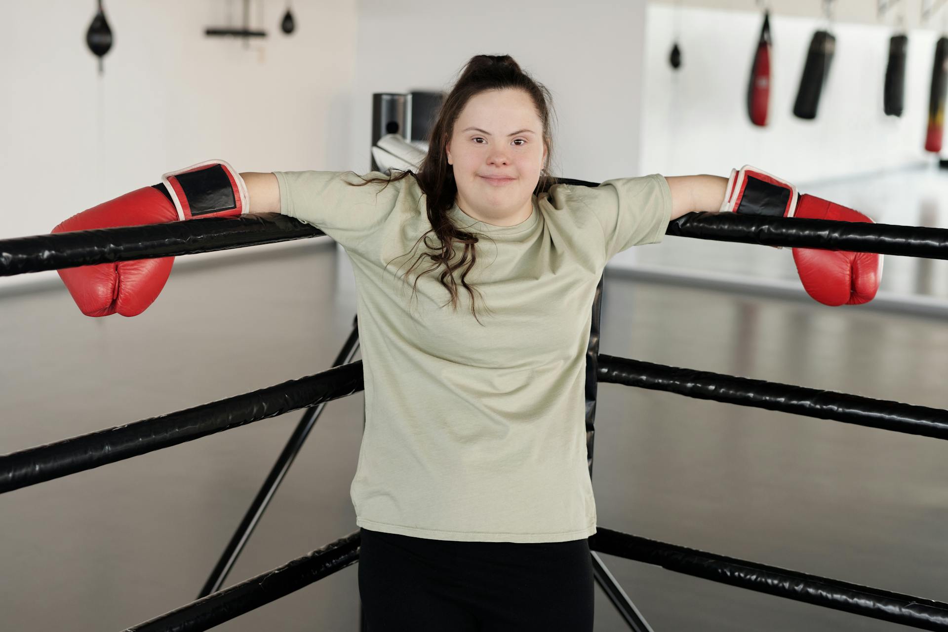 Woman Doing Boxing