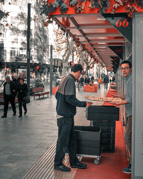 People Walking on Street