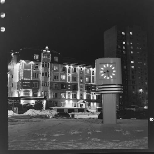 Free stock photo of 120мм пленка, black amp white, архитектура город
