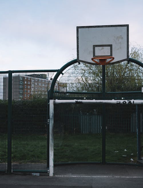 Free Basketball Hoop Under Cloudy Sky Stock Photo