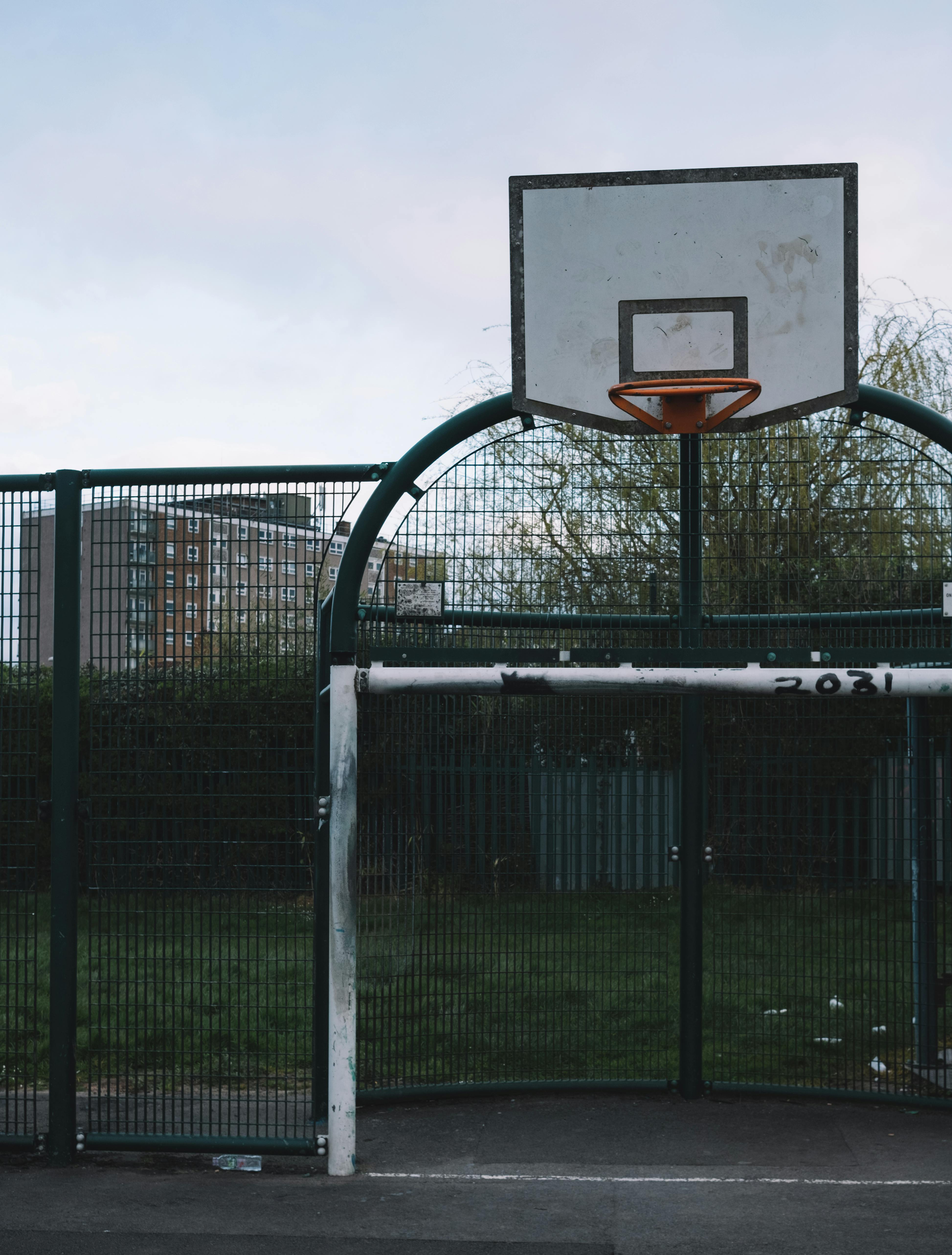 Basketball Hoop Under Cloudy Sky · Free Stock Photo