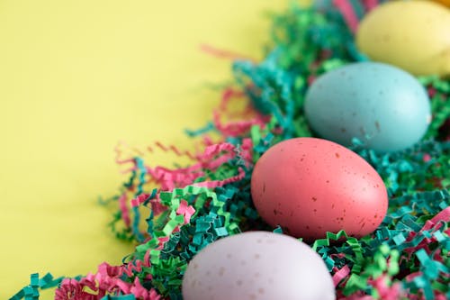 Pastel Color Easter Eggs