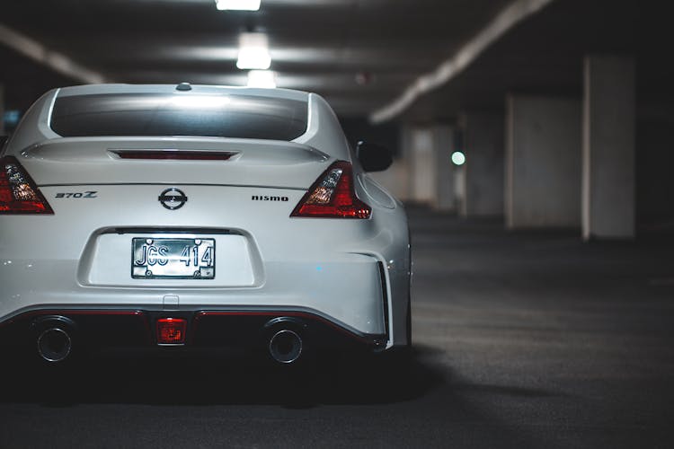 Modern Car In Underground Garage