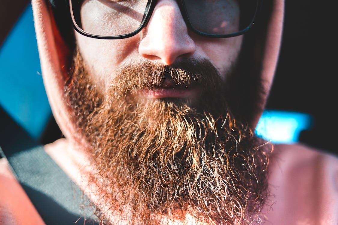 Man in Black Framed Eyeglasses