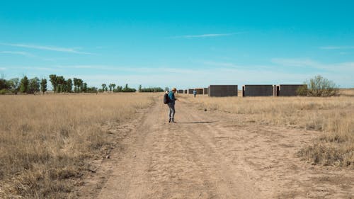 Free stock photo of chianiti foundation, dry land, man in desert Stock Photo
