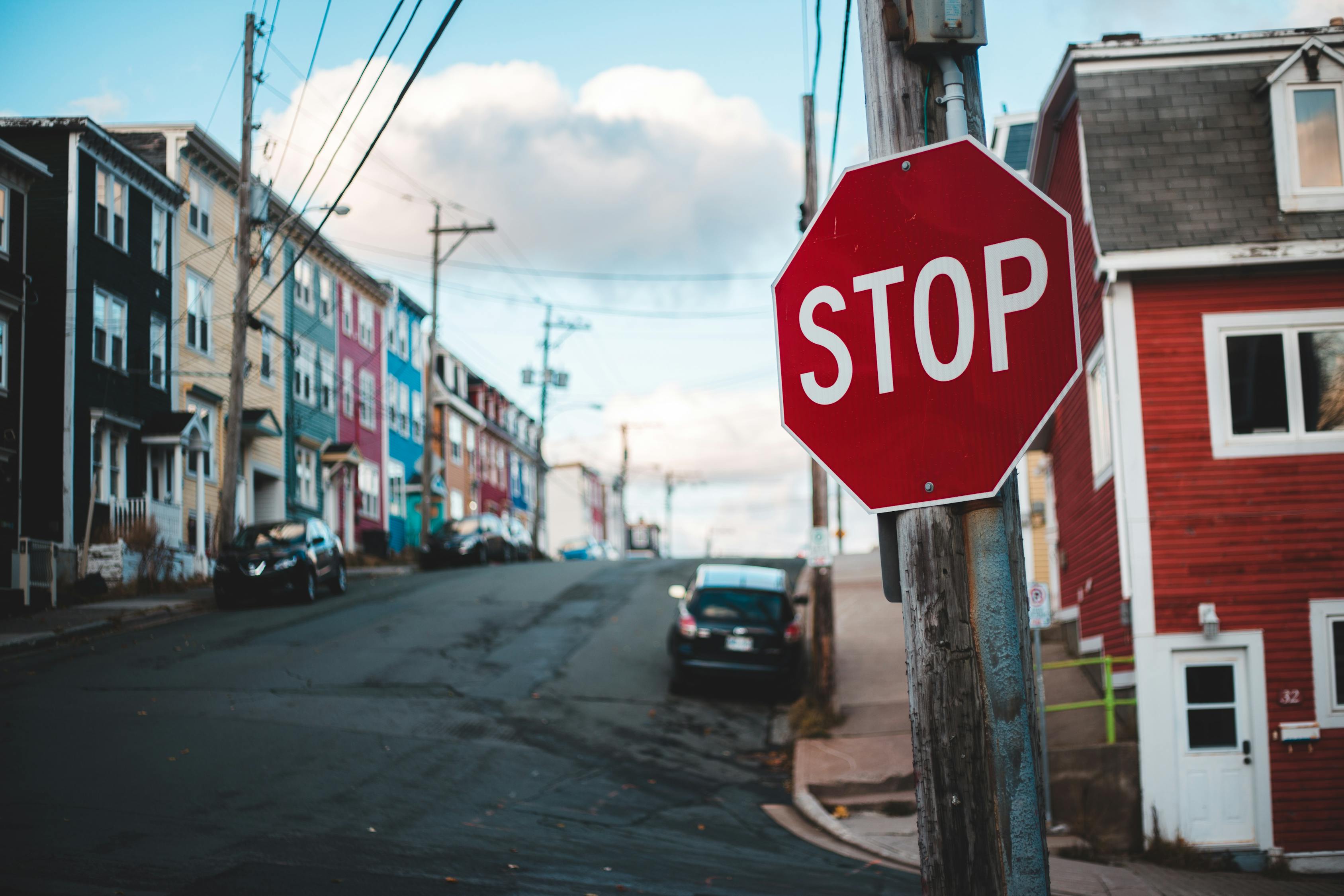Stop Sign on the Street · Free Stock Photo