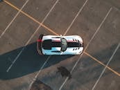White and Red Car on Road