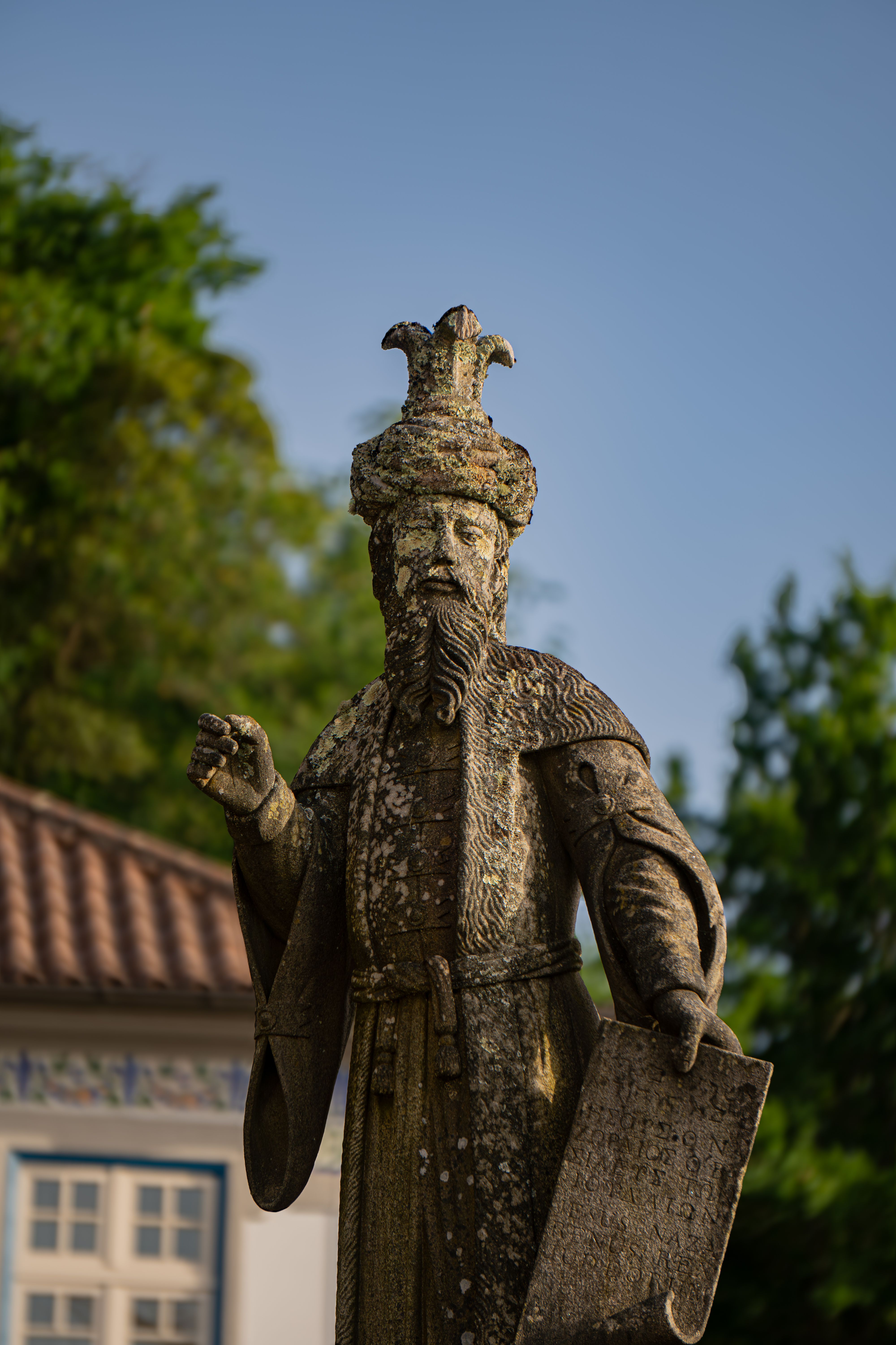 Ancient Stone Statue in Braga, Portugal · Free Stock Photo