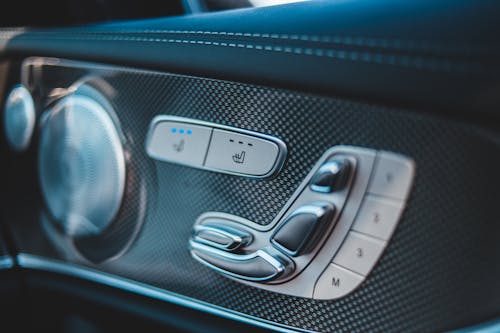 Free Black and Silver Car Door Handle Stock Photo