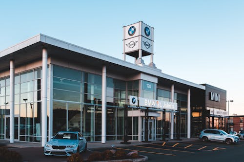 Cars Parked in Front of Store