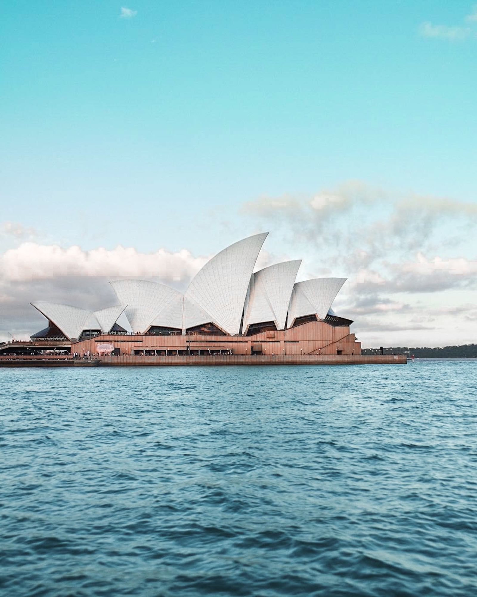 Sydney Harbour skyline at dusk, Australia