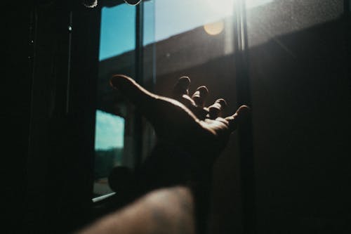 Free Photo Of A Person Reaching Out His Hand Stock Photo