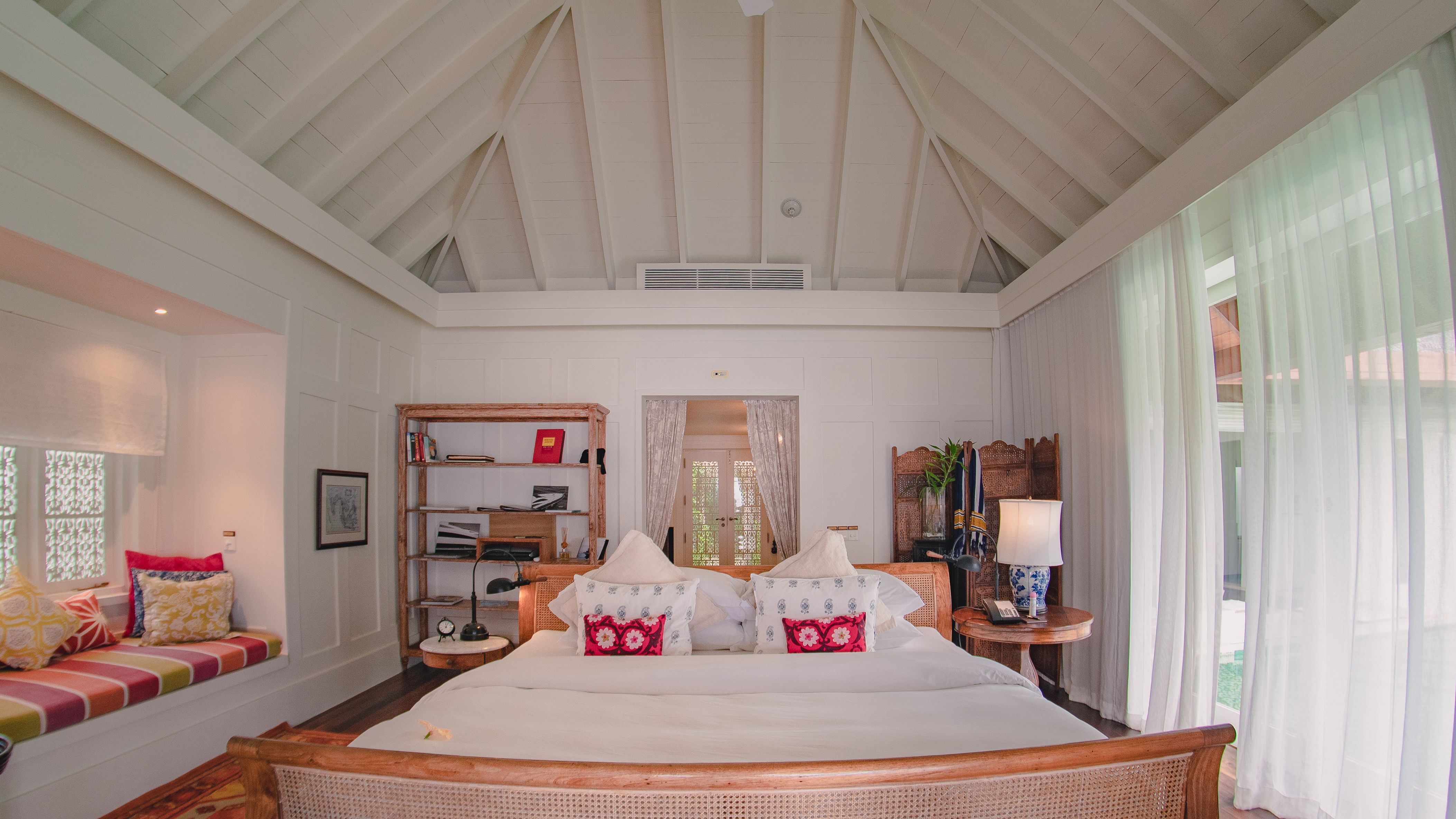 Interior elegante de hospedagem