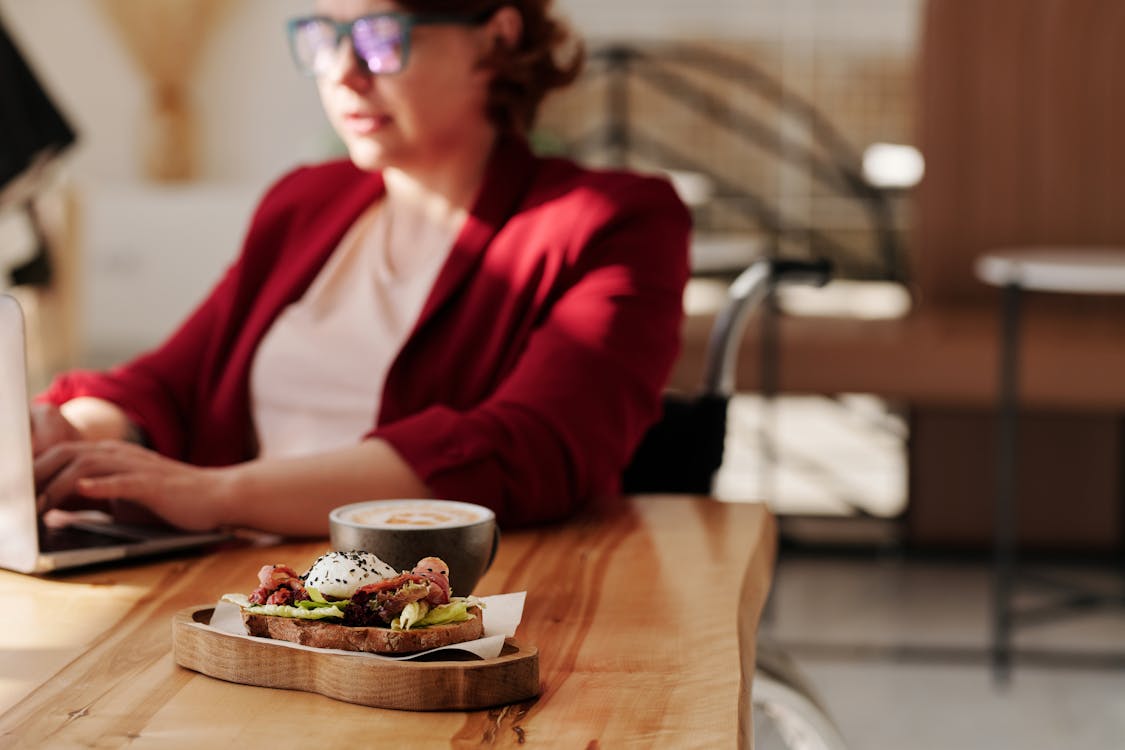 Shallow Focus Photo of Food on Wooden Table