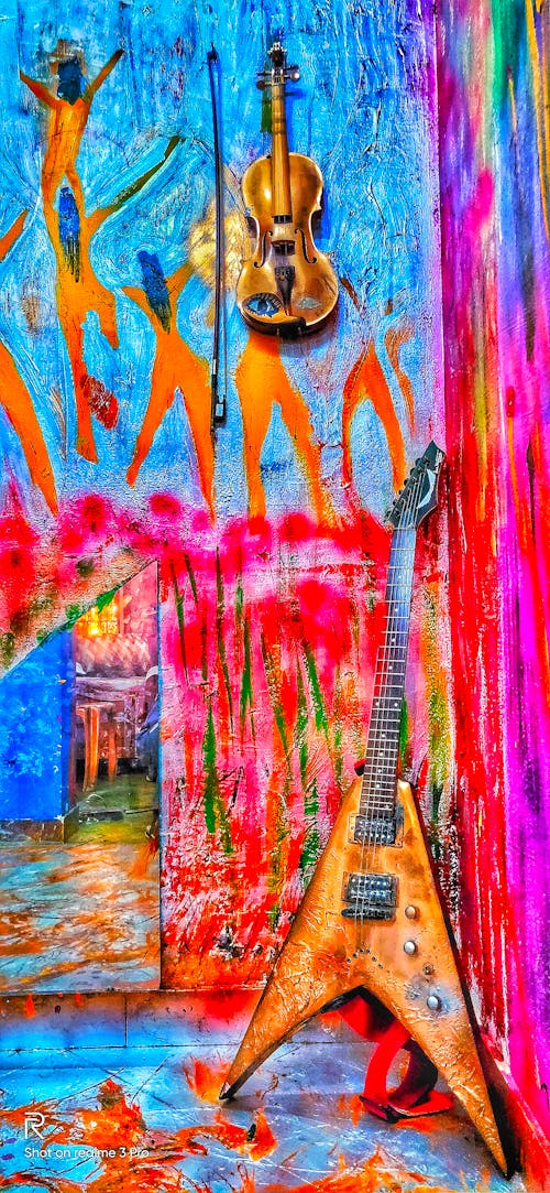 Free stock photo of art, guitar amp art, music amp art