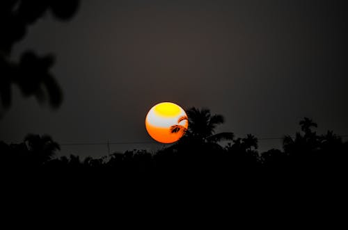 Gratis lagerfoto af solnedgang