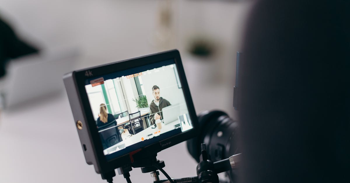 contoh tampilan video portofolio profesional