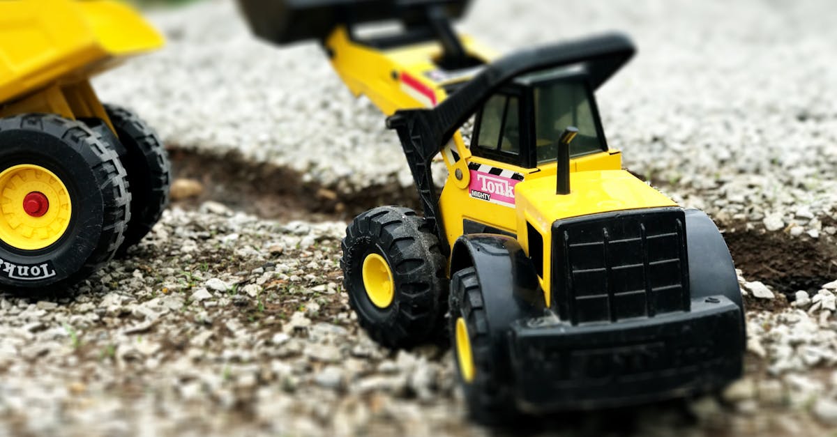 Free stock photo of construction, toys, truck