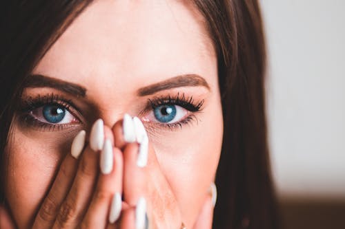 Kostenloses Stock Foto zu augen, augenbrauen, blaue augen