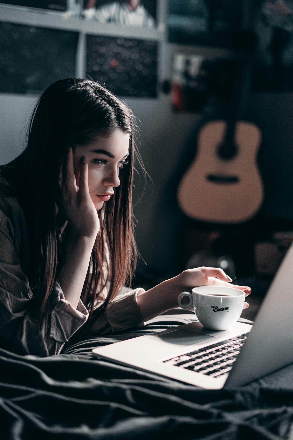 Freelancer video call with client