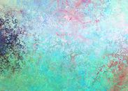 Pink and Green Abstract Painting