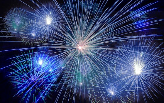 Free stock photo of new year's eve, fireworks, sylvester, sparks