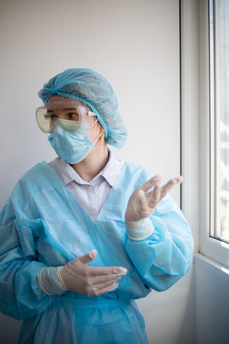 Photo Of Person Wearing Surgical Mask