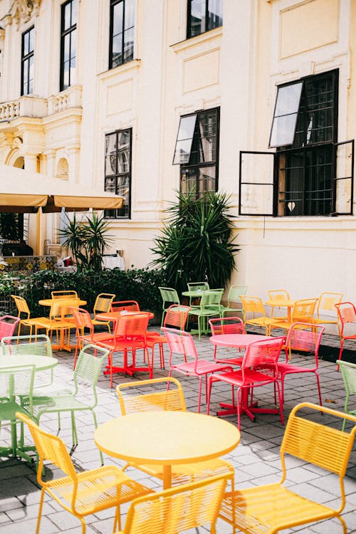 Colorful Table and Chairs Set