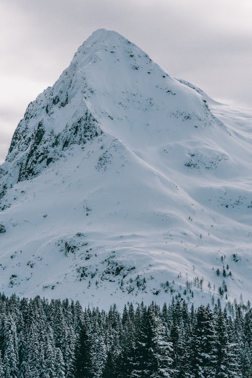 Photo Of Snow Covered Mountains During Daytime