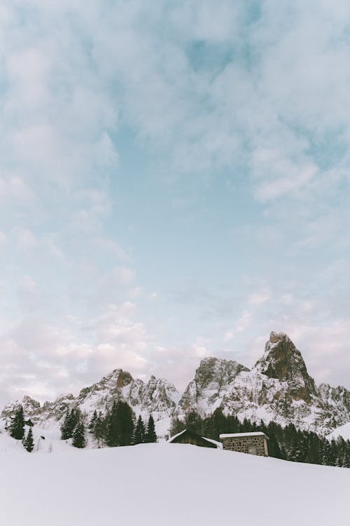 Free Photo Of Snow Covered Mountains During Daytime Stock Photo